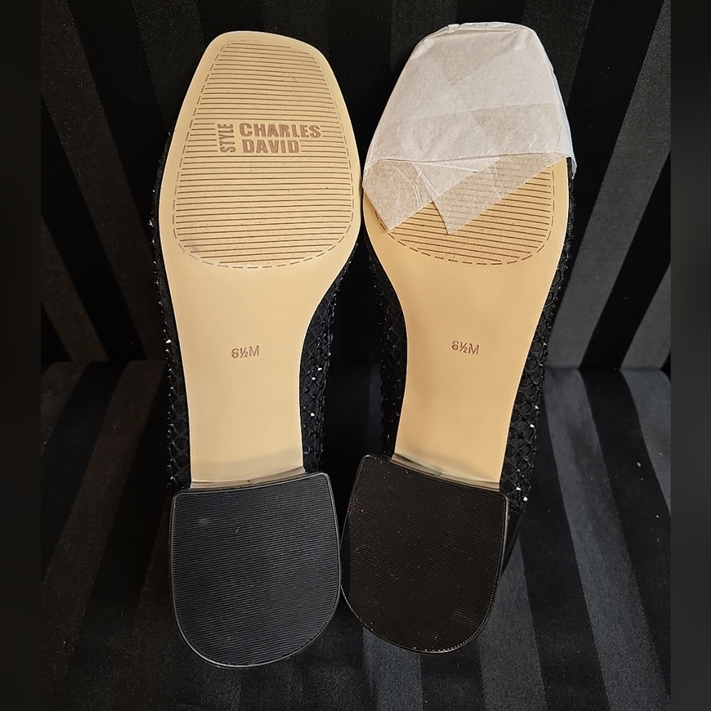 New Damaged Box Style Charles David Women's US 6.5 Zena Square Cap Toe Low Heel - Picture 10 of 14